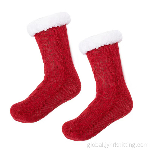 Ladies Bed Socks With Grips Unisex Warm Winter Fuzzi Socks Anti Slip Factory